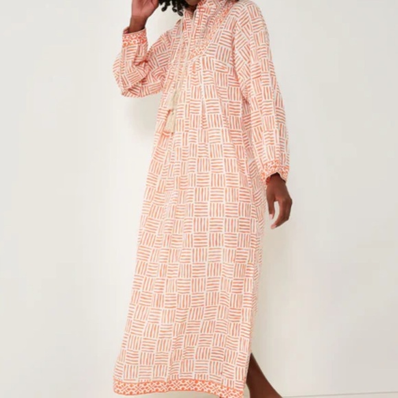 Tuckernuck MAREA Coral Endless Summer Kaftan - Picture 5 of 11